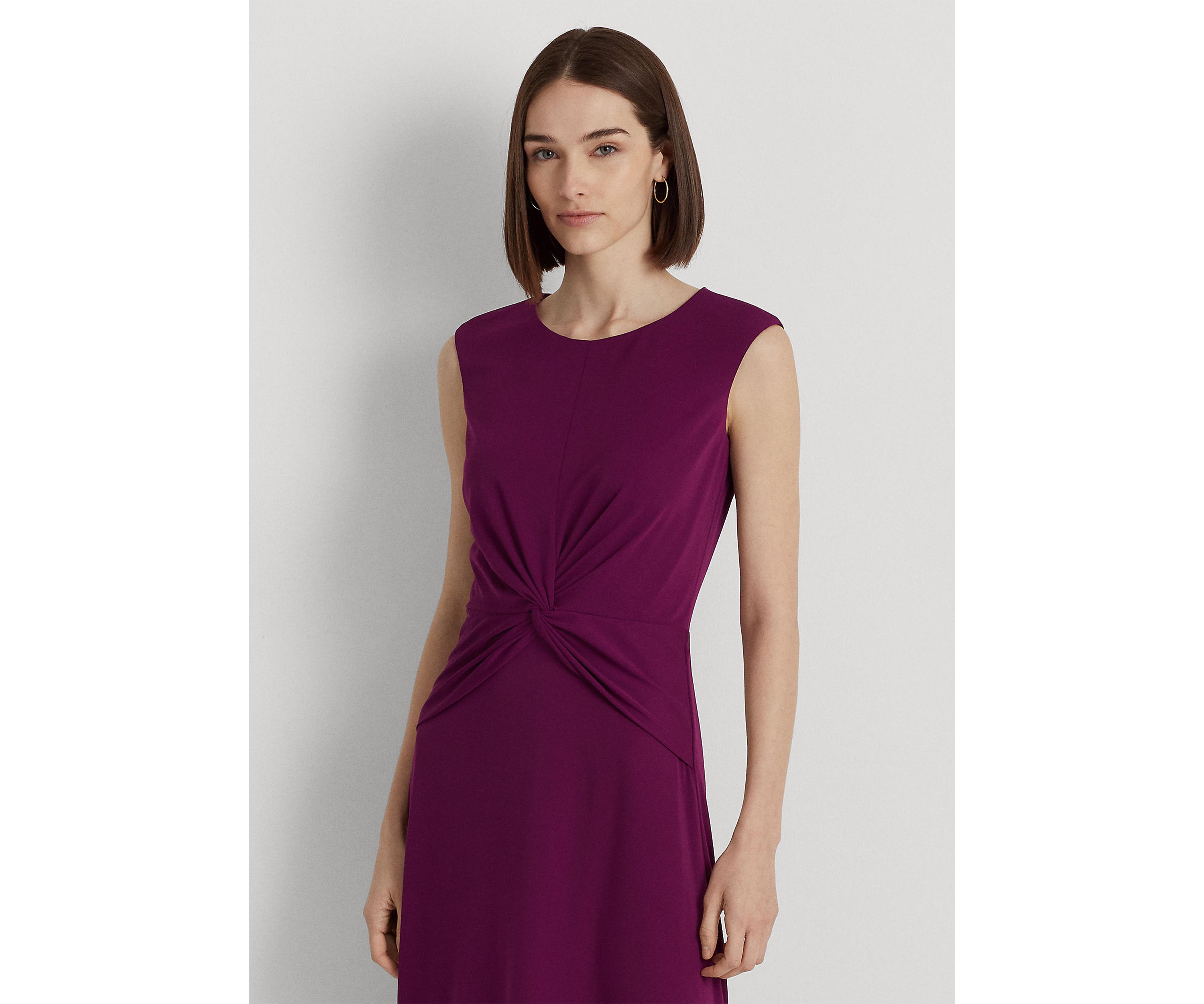 Twist Front Jersey Dress
