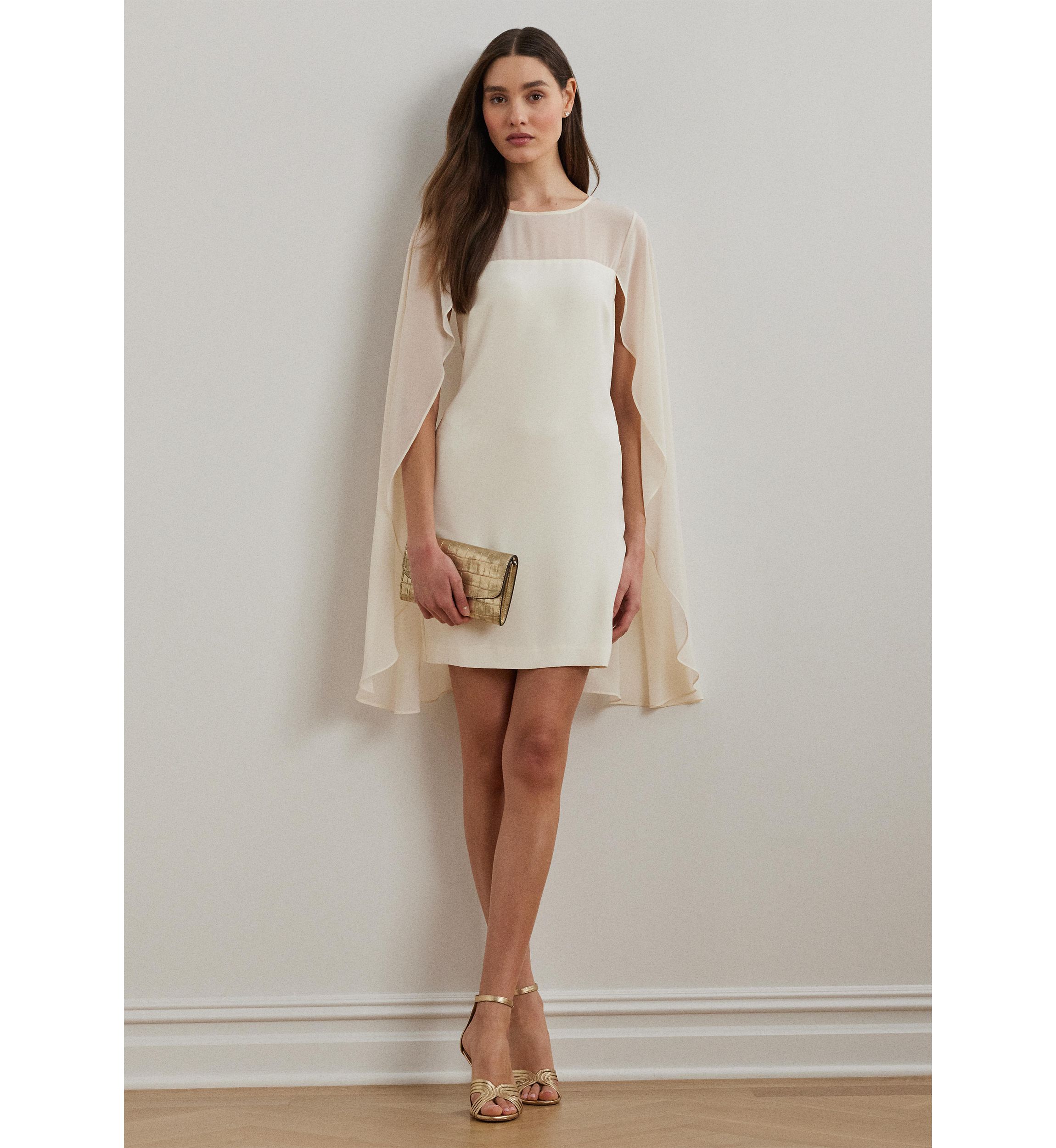 Cape Cocktail Dress