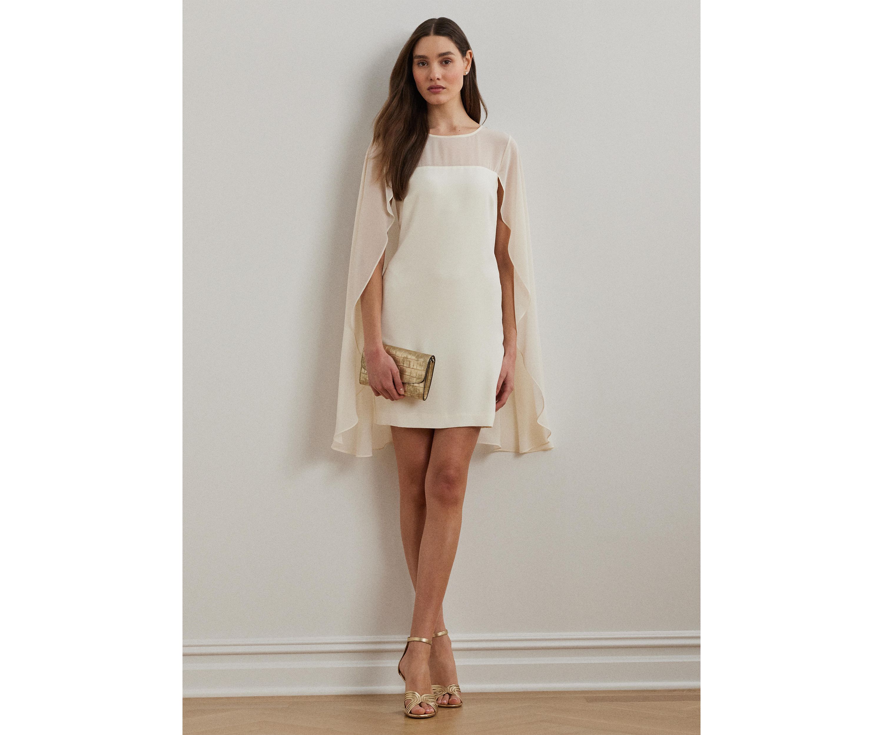 Cape Cocktail Dress