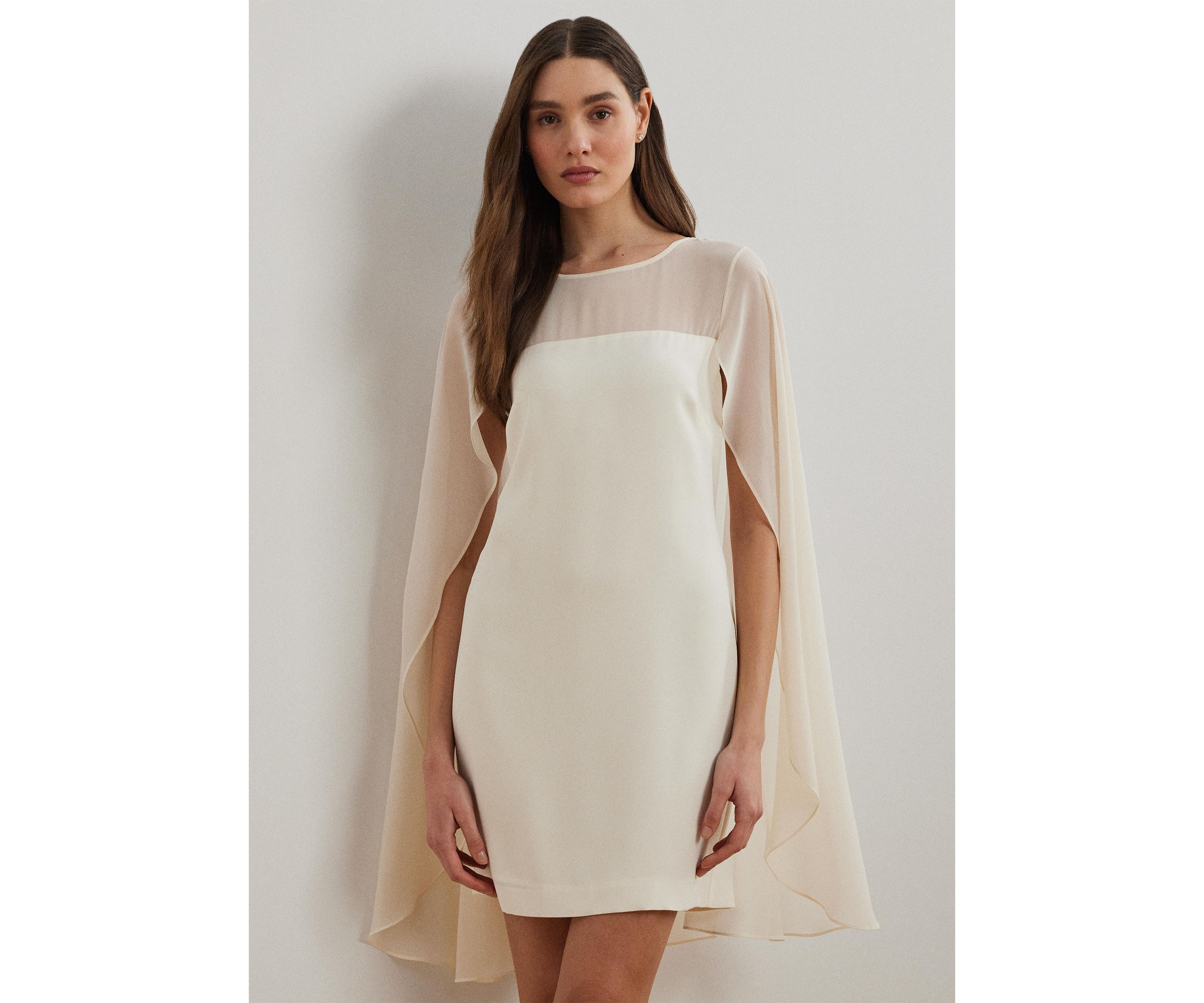 Cape Cocktail Dress