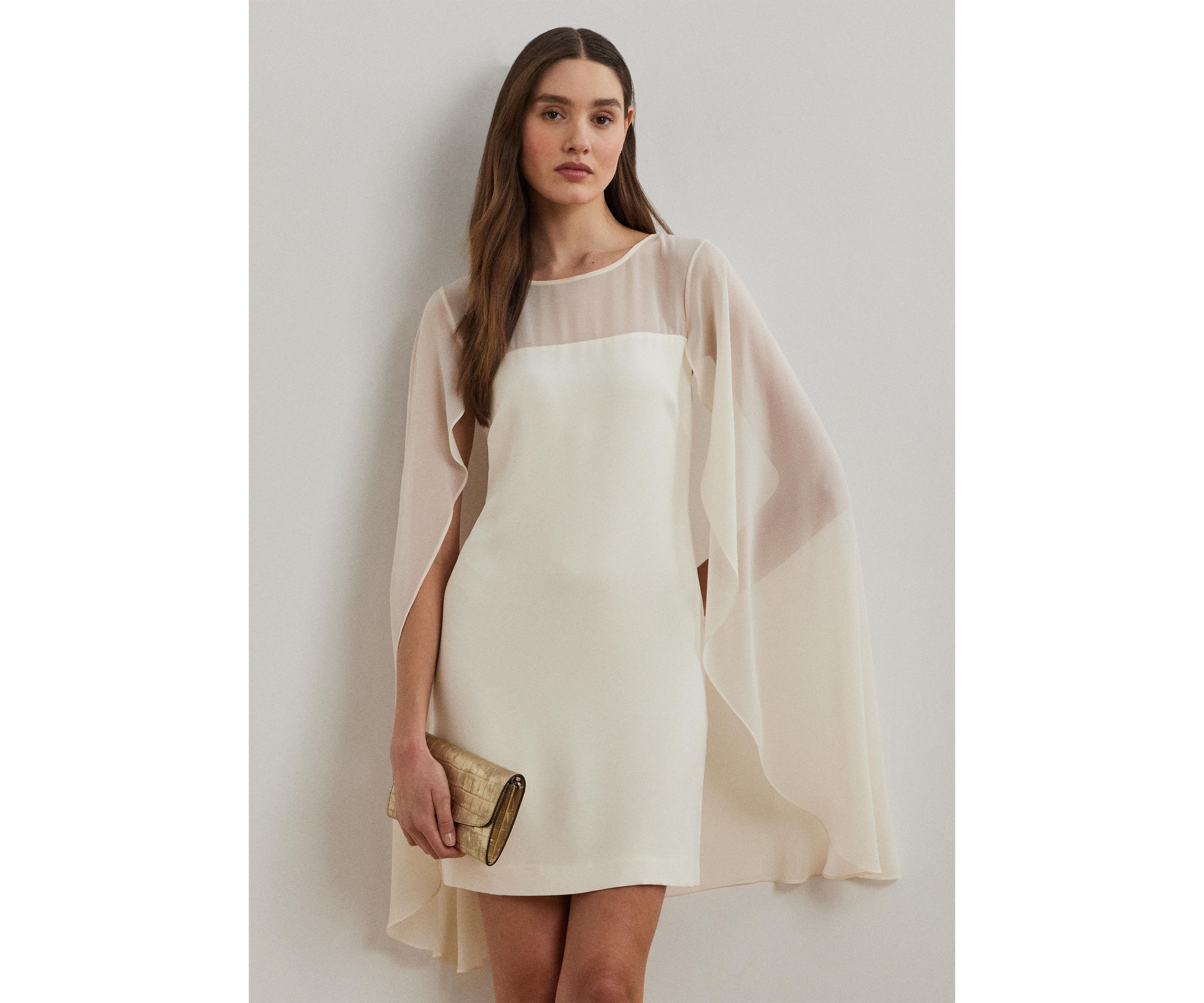 Cape Cocktail Dress