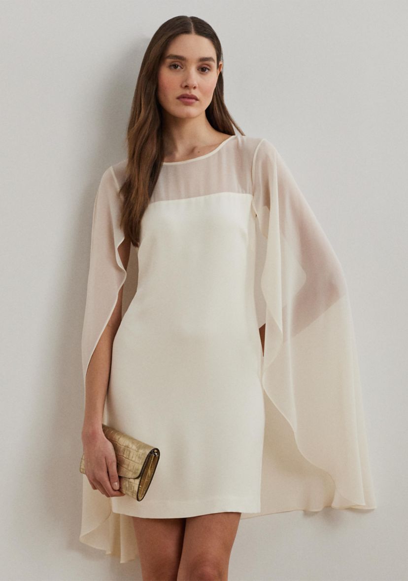 Cape Cocktail Dress