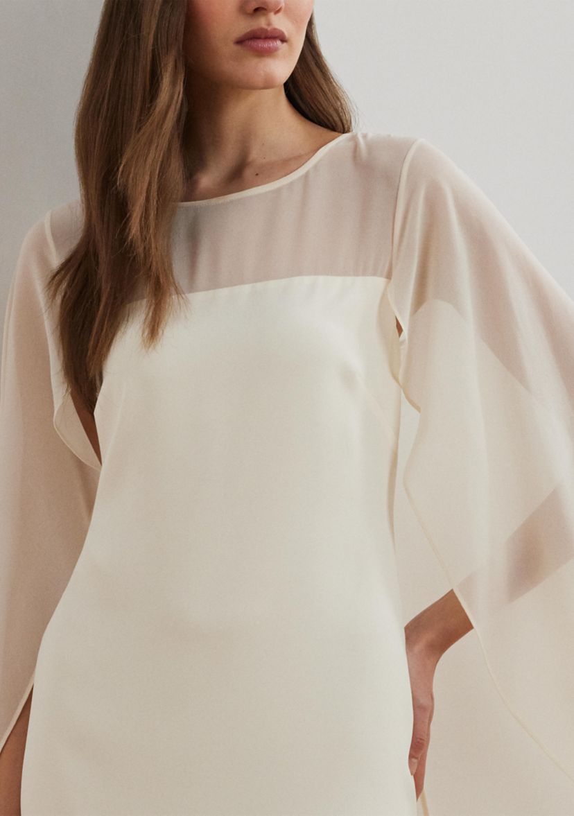 Cape Cocktail Dress
