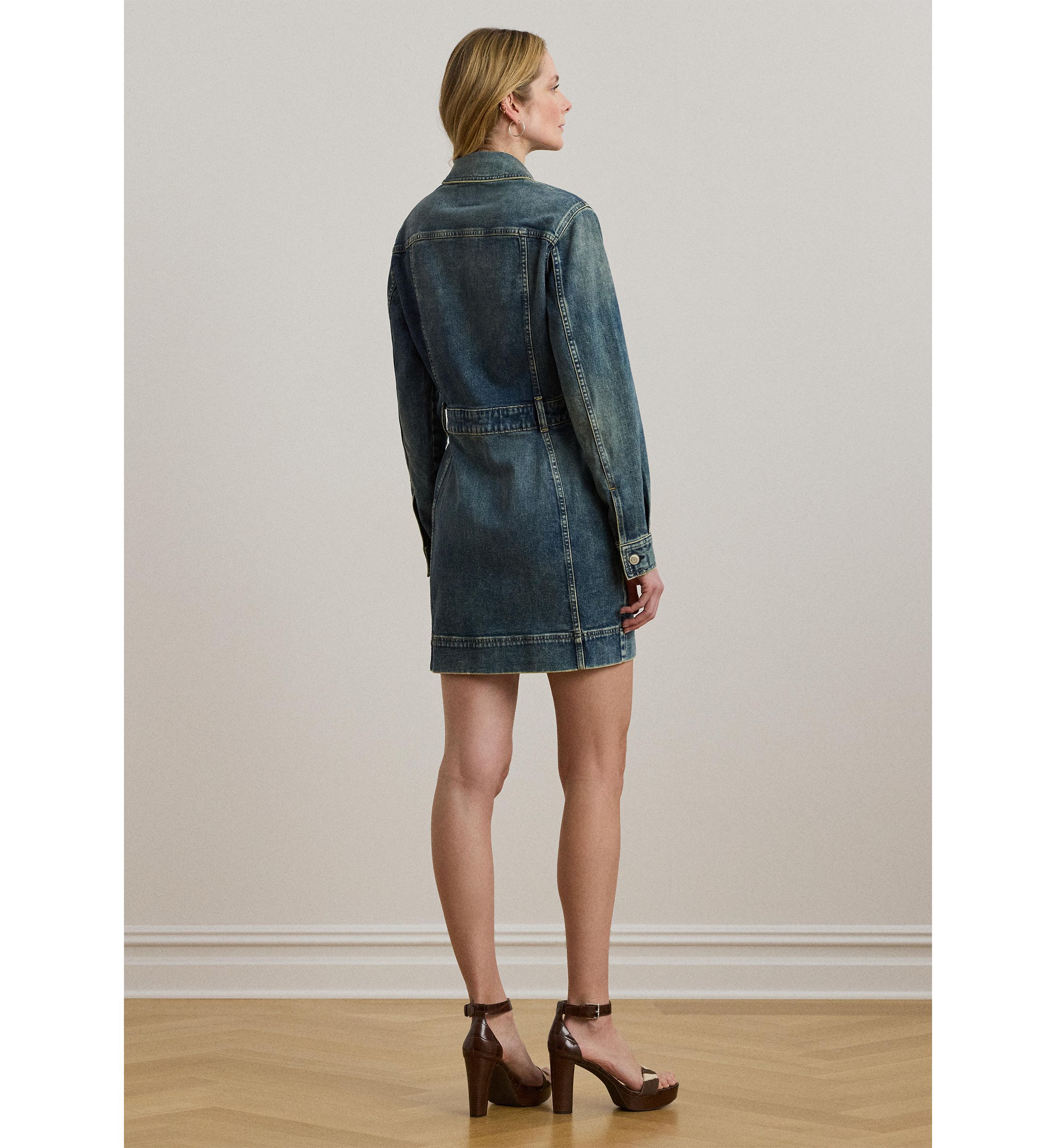 Denim Trucker Dress