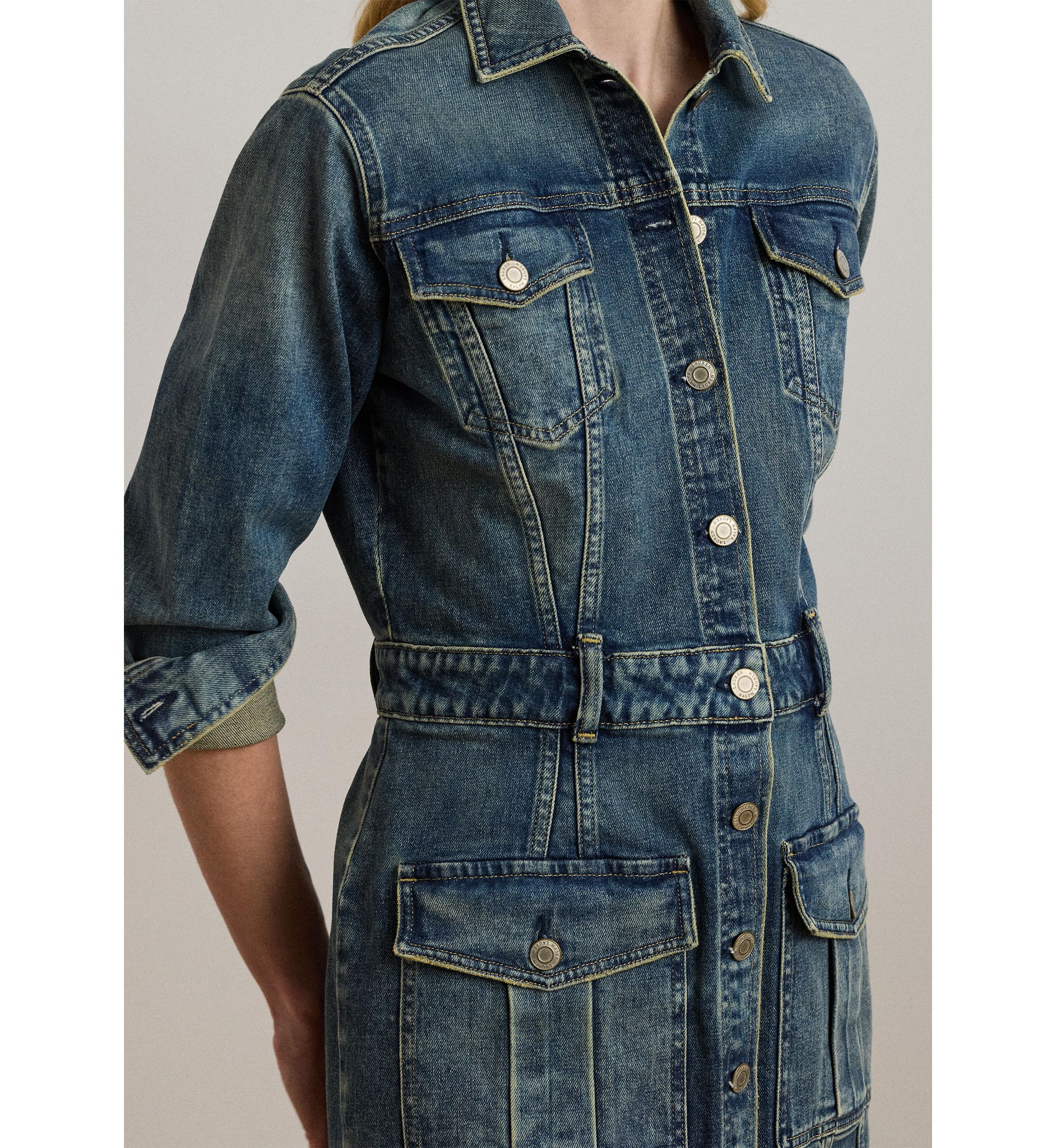 Denim Trucker Dress