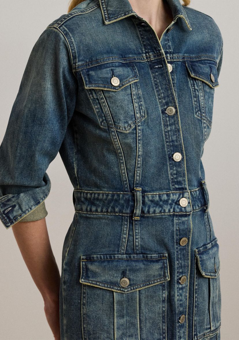 Denim Trucker Dress