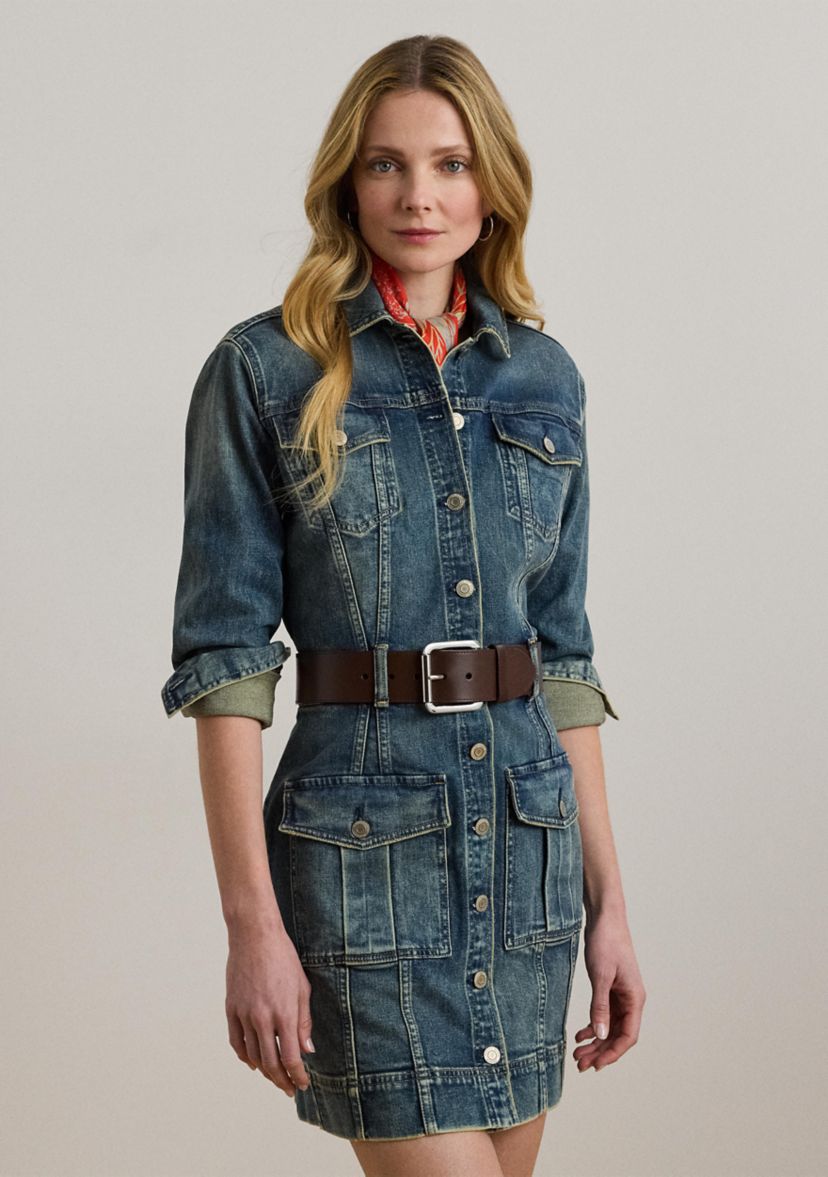 Denim Trucker Dress