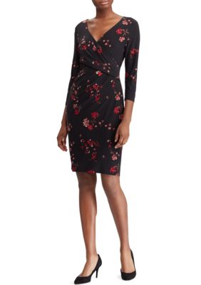 floral jersey robe