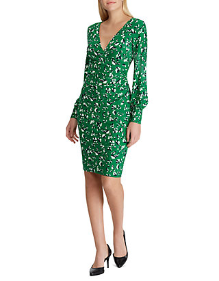 Lauren Ralph Lauren Floral-Print Jersey Dress | belk