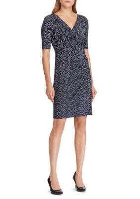 Lauren Ralph Lauren Print Ruched Dress | belk