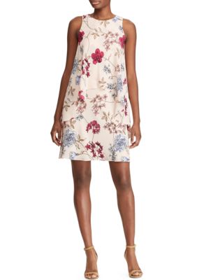 Lauren Ralph Lauren Floral-Print Crepe Dress | belk