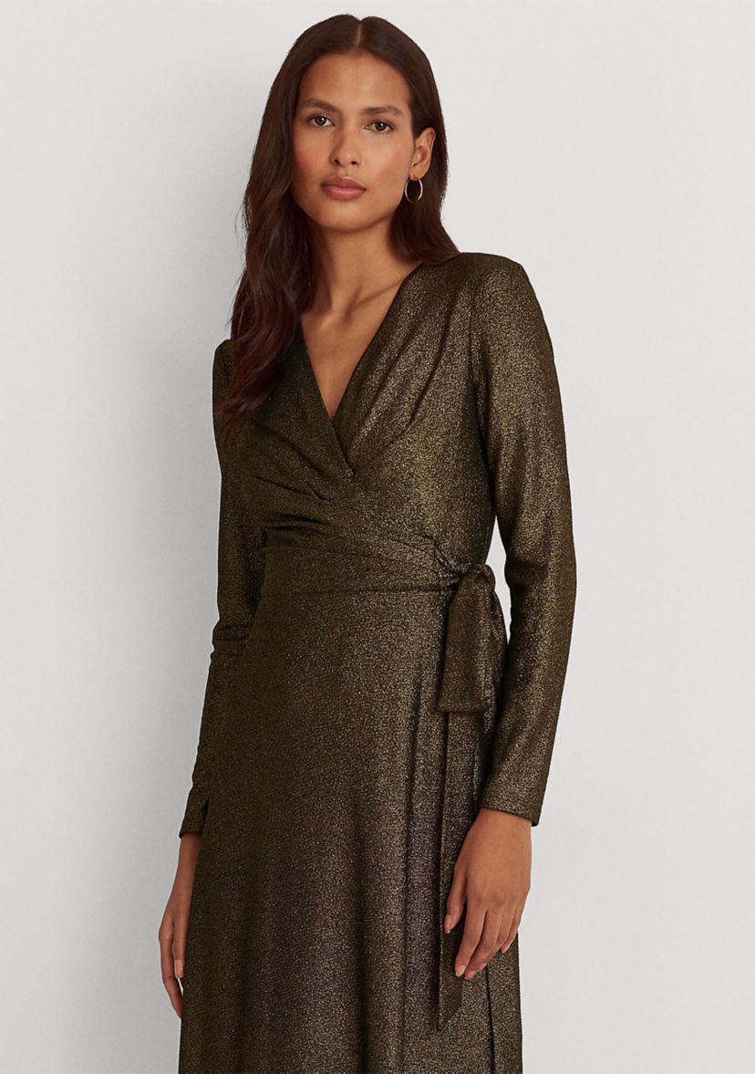 Metallic Jacquard Dress
