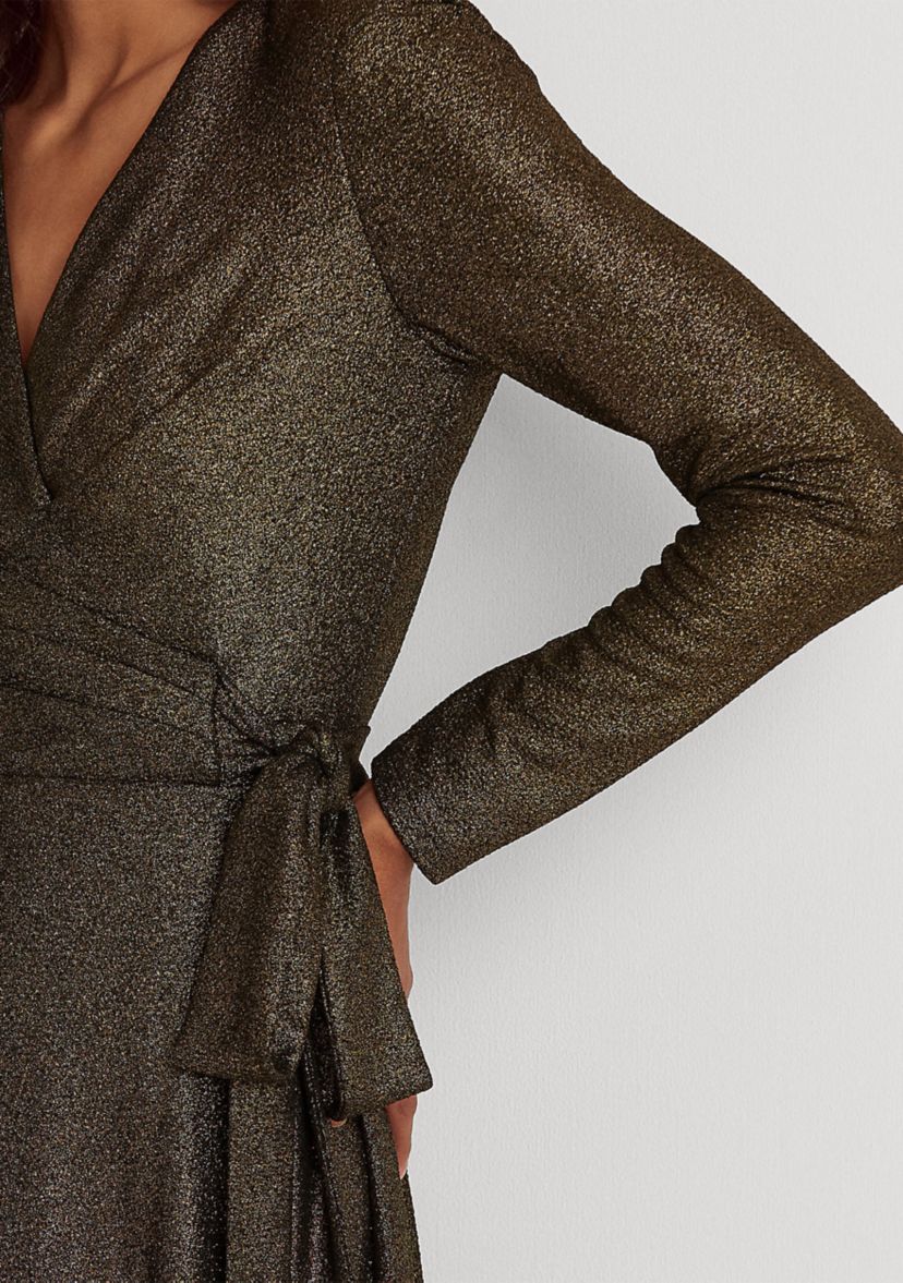 Metallic Jacquard Dress