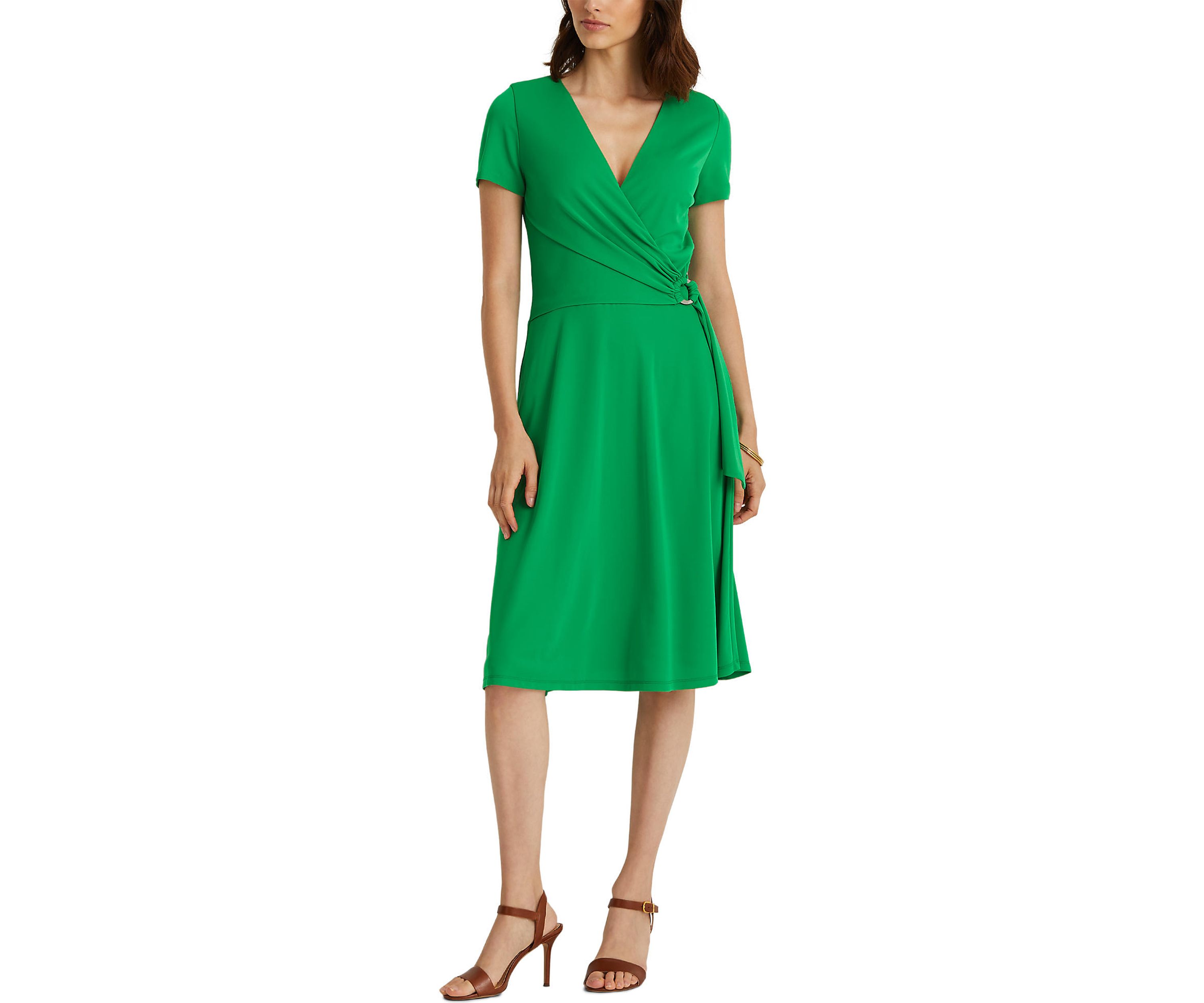 Jersey Short-Sleeve Dress