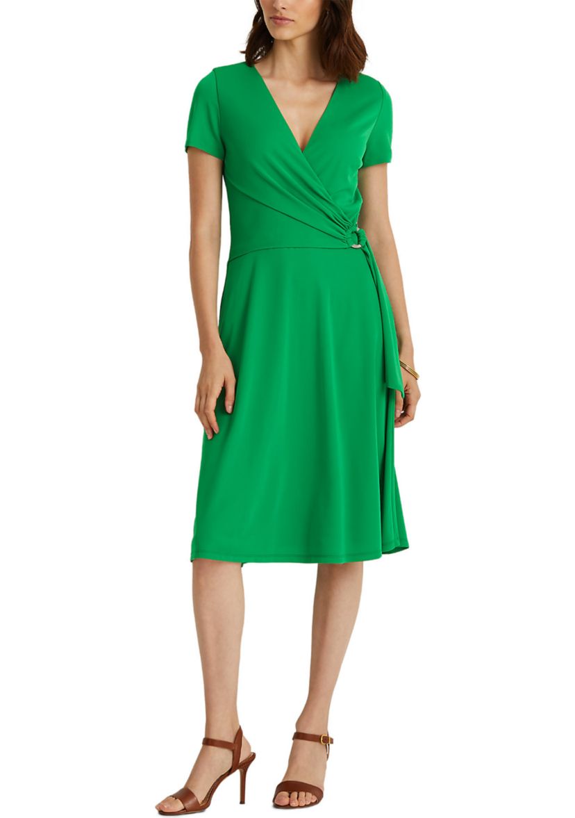 Jersey Short-Sleeve Dress
