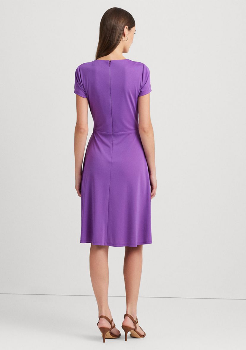 Surplice Jersey Dress