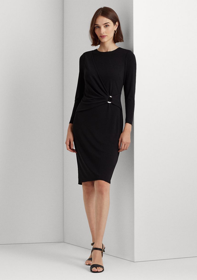 Jersey Three-Quarter-Sleeve Dress