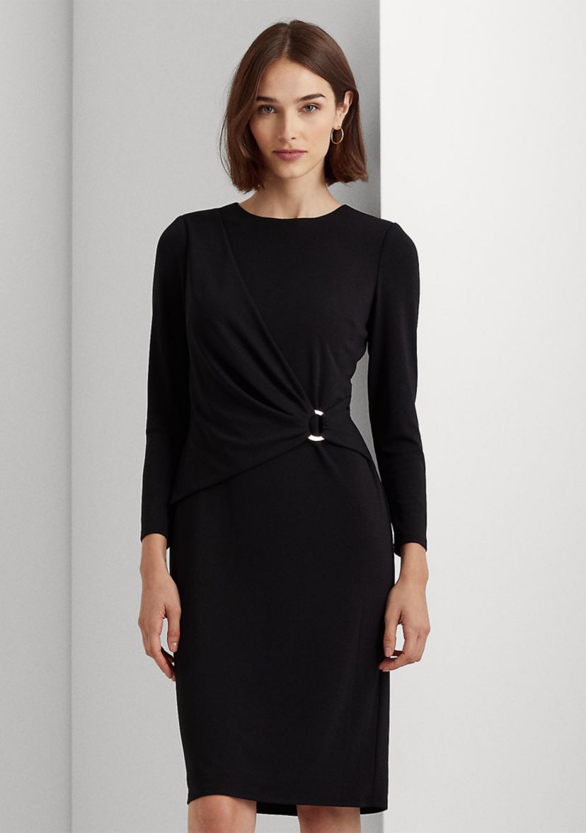 Jersey Three-Quarter-Sleeve Dress