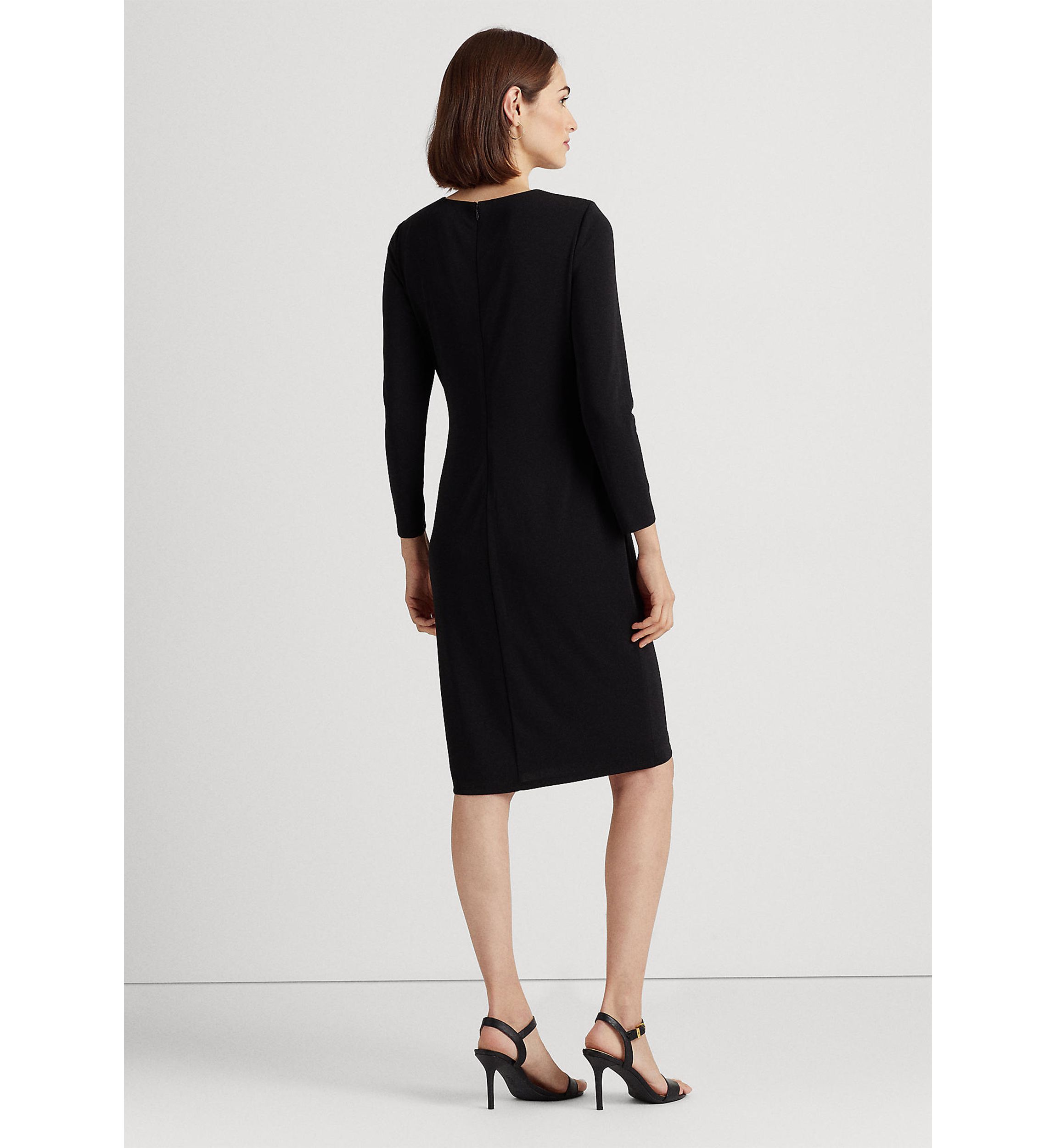 Jersey Three-Quarter-Sleeve Dress