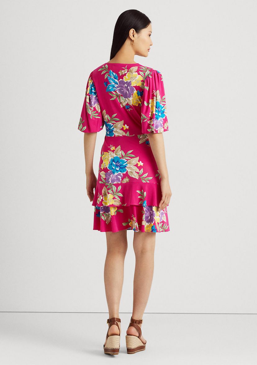 Floral Stretch Jersey Dress
