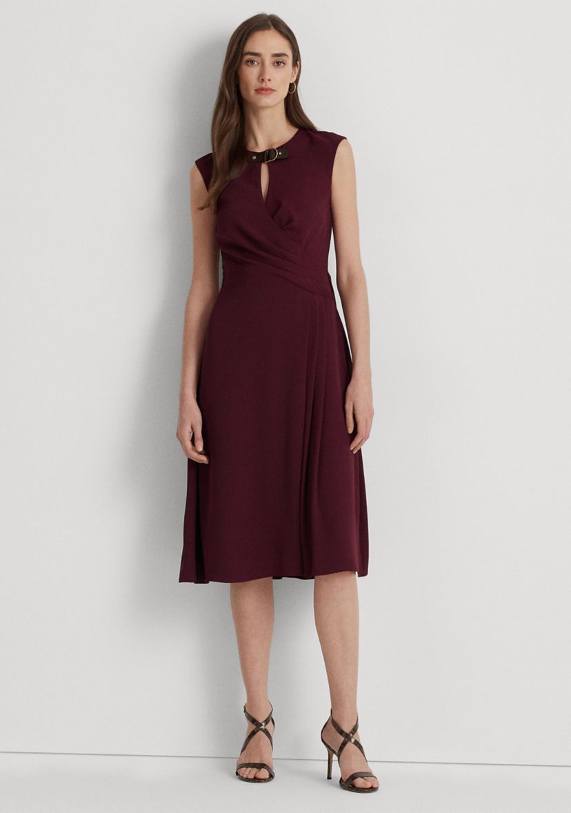 Kaytlin Cap Sleeve Keyhole Neck Dress