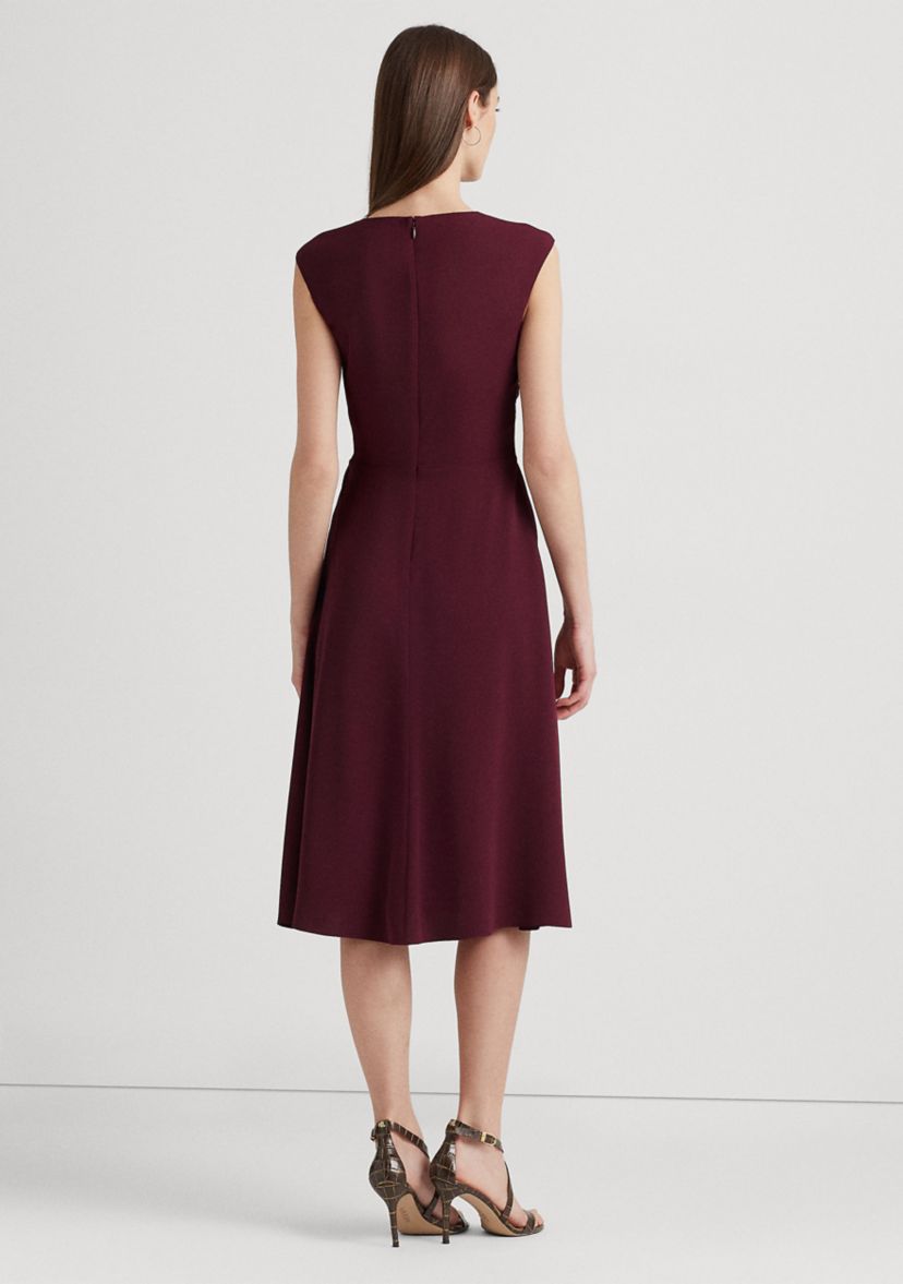 Kaytlin Cap Sleeve Keyhole Neck Dress