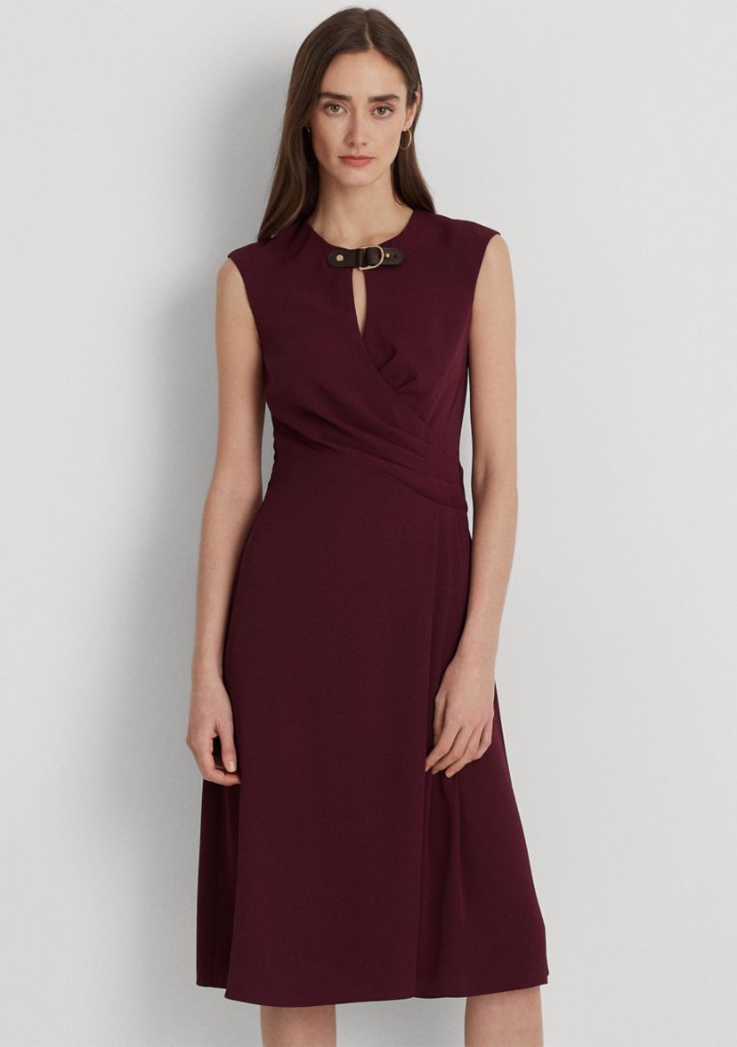 Kaytlin Cap Sleeve Keyhole Neck Dress