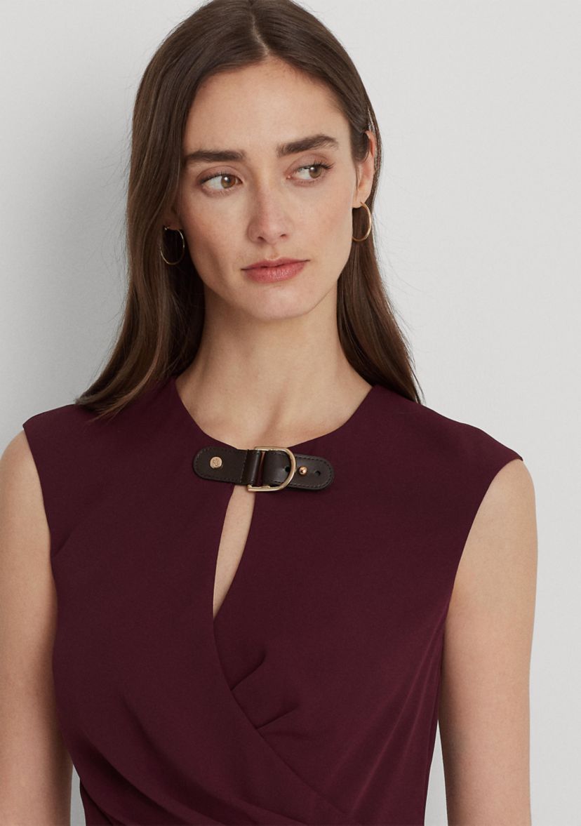 Kaytlin Cap Sleeve Keyhole Neck Dress