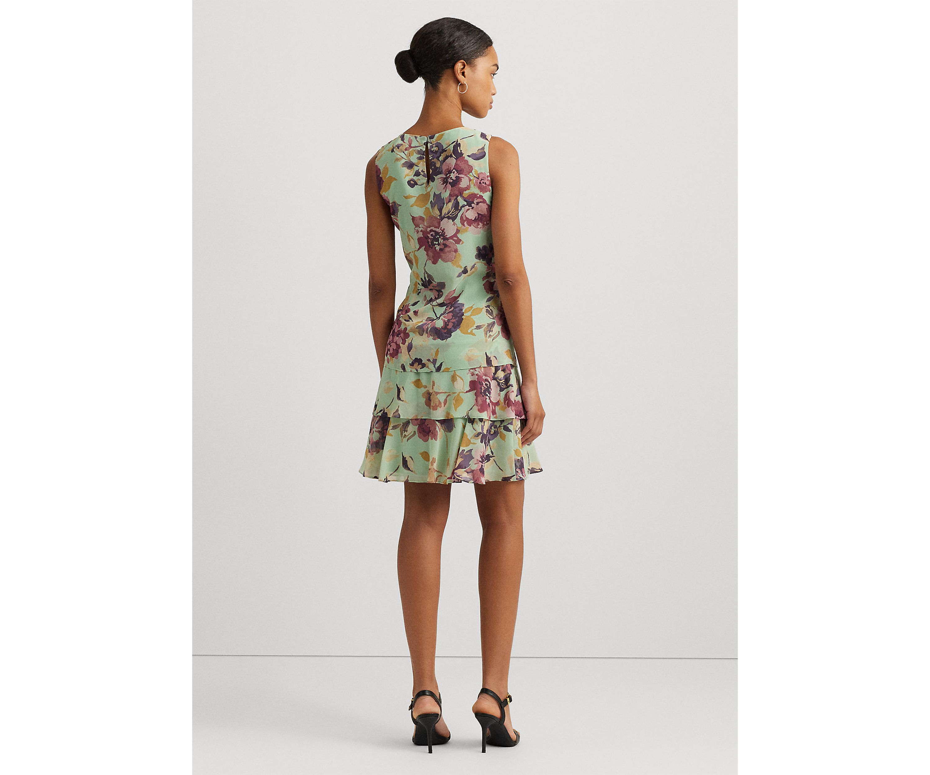 Floral Georgette Shift Dress