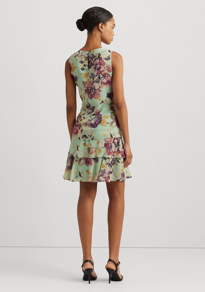 Floral Georgette Shift Dress
