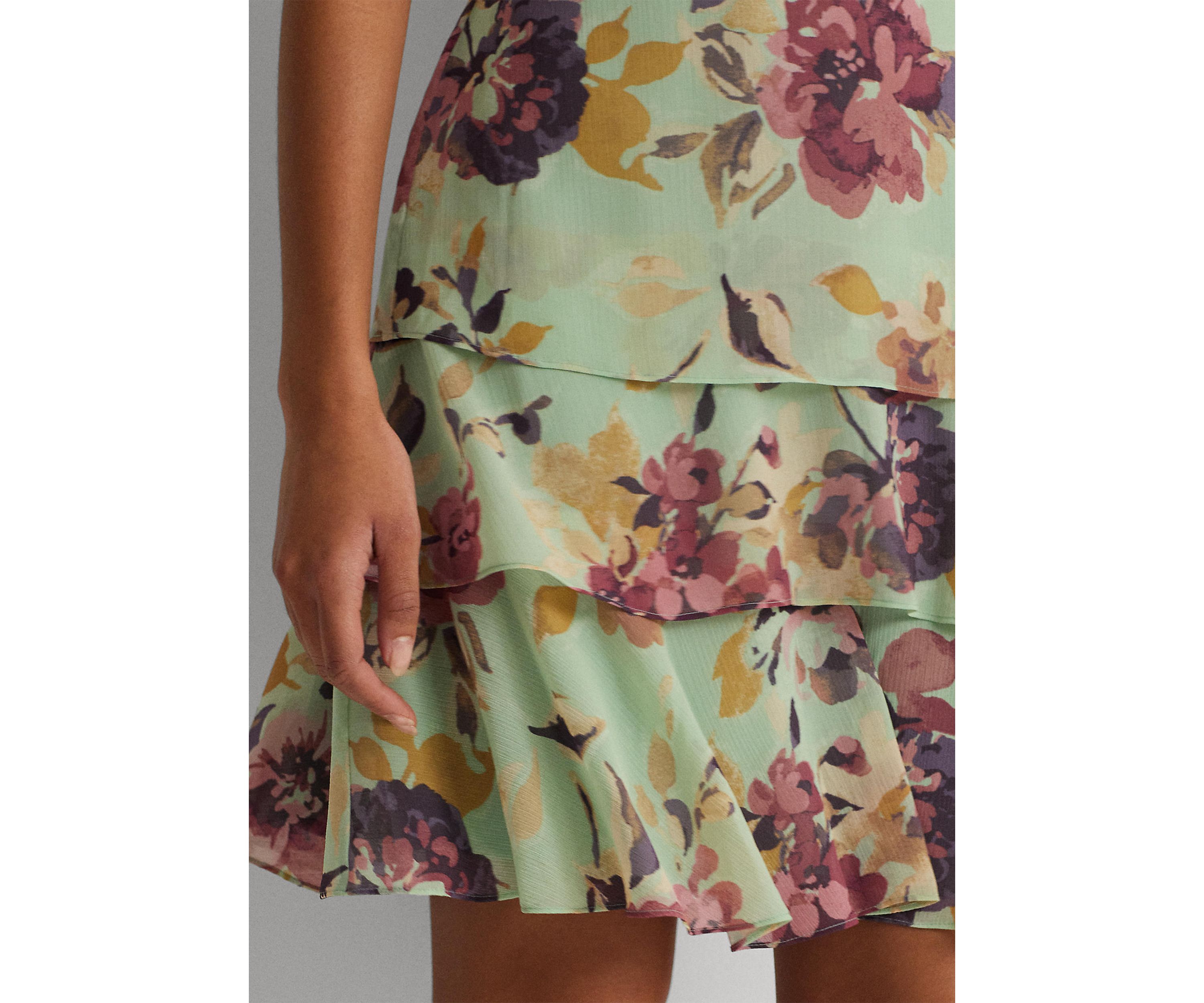 Floral Georgette Shift Dress
