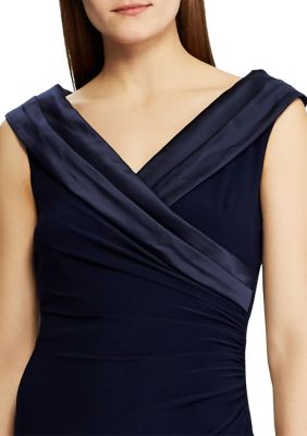 超特価セール ラルフローレン レディース ワンピース トップス Women S Satin Portrait Collar Gown 人気絶頂 Www Bedandbiscuitspetsittingservices Com