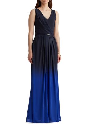 Lauren Ralph Lauren Ombré Georgette Sleeveless Gown | belk