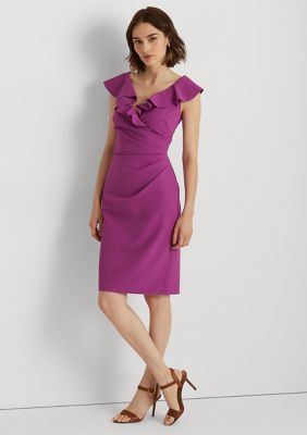 Lauren Ralph Lauren Women’s Crepe Sleeveless Cocktail Dress, 14