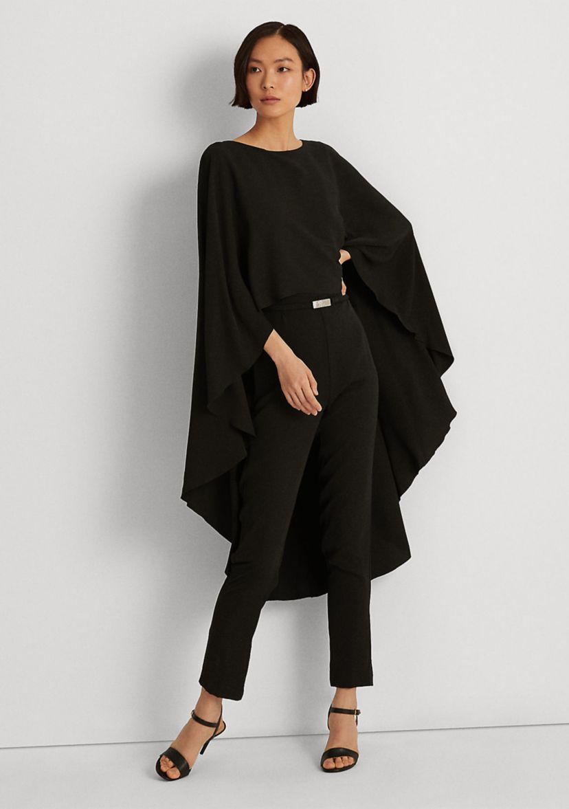 Cape Georgette Jumpsuit