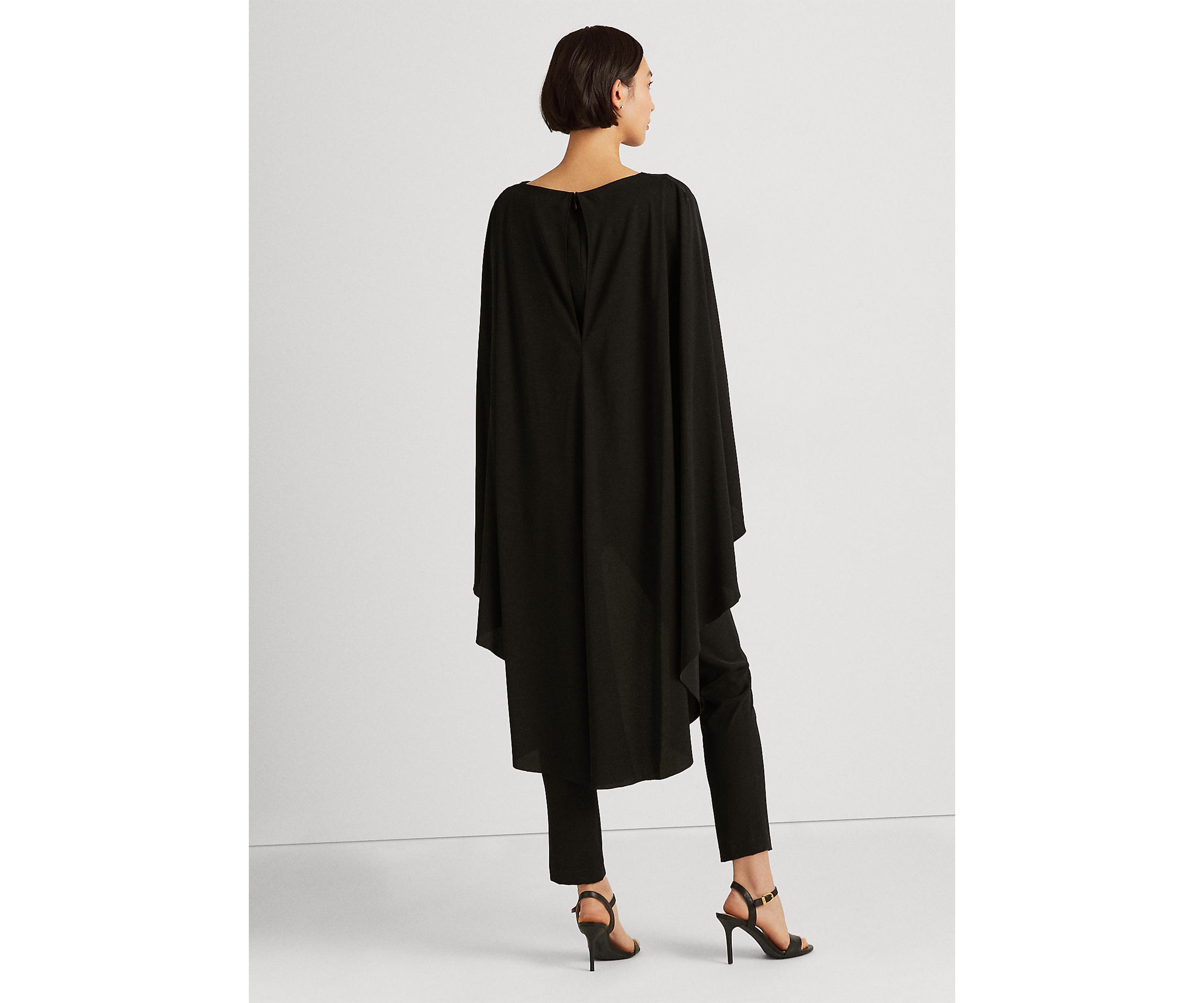 Cape Georgette Jumpsuit