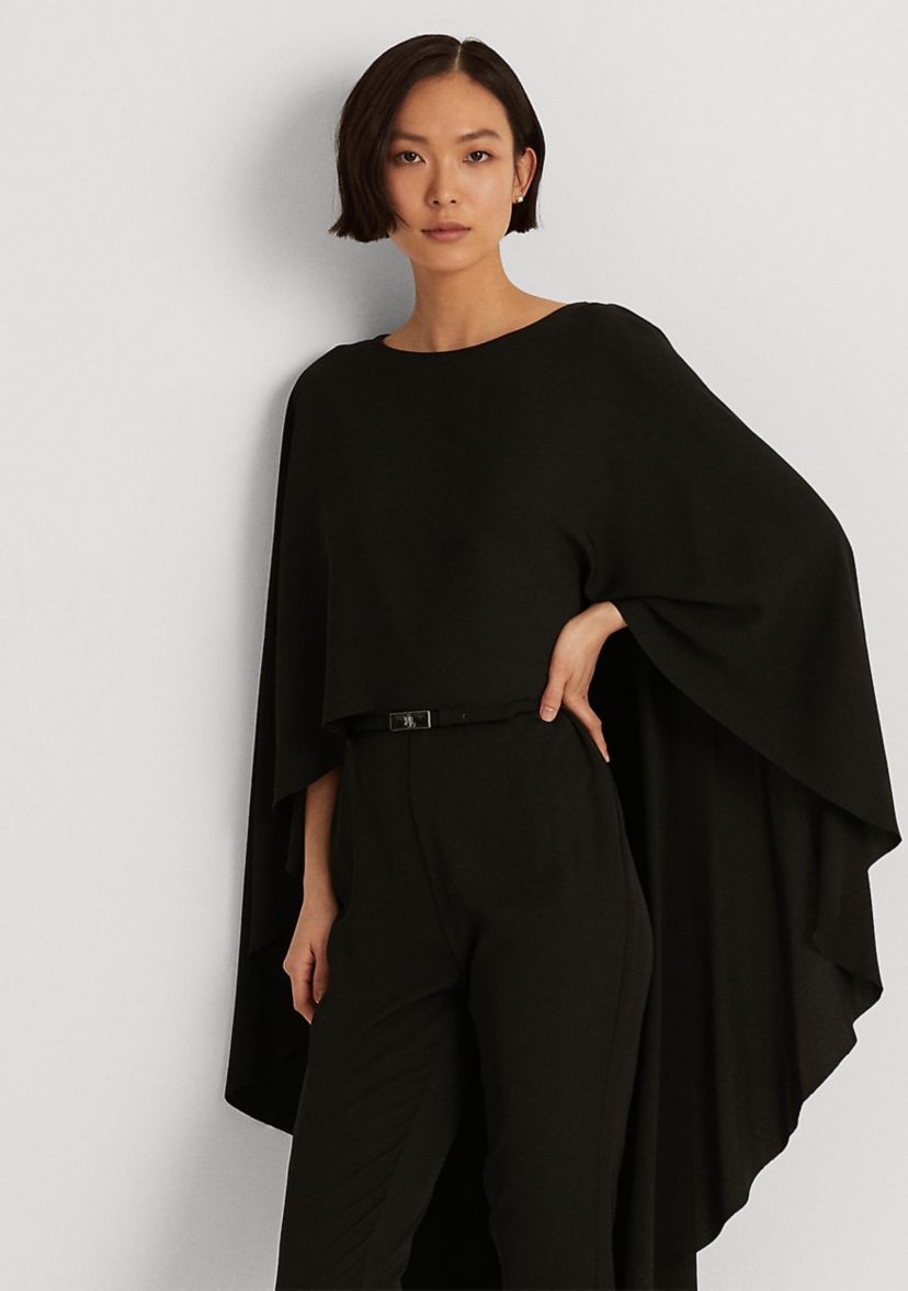 Cape Georgette Jumpsuit
