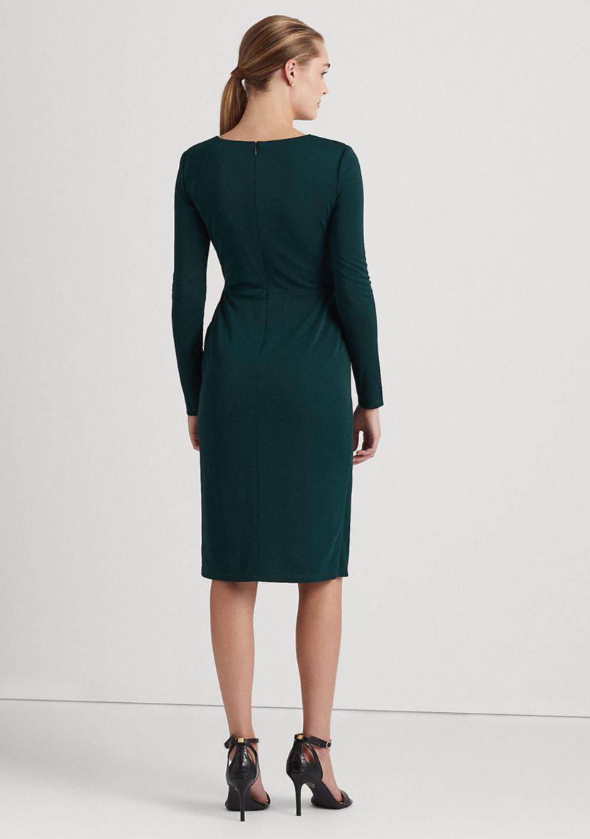 Jersey Surplice Cocktail Dress
