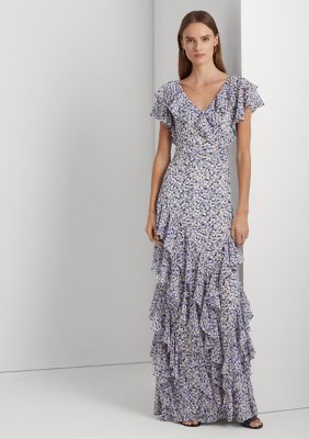 Ralph Lauren ワンピース floral Gray サイズ0Pから Ralph Lauren ワンピース floral Gray サイズ0Pから (Ralph