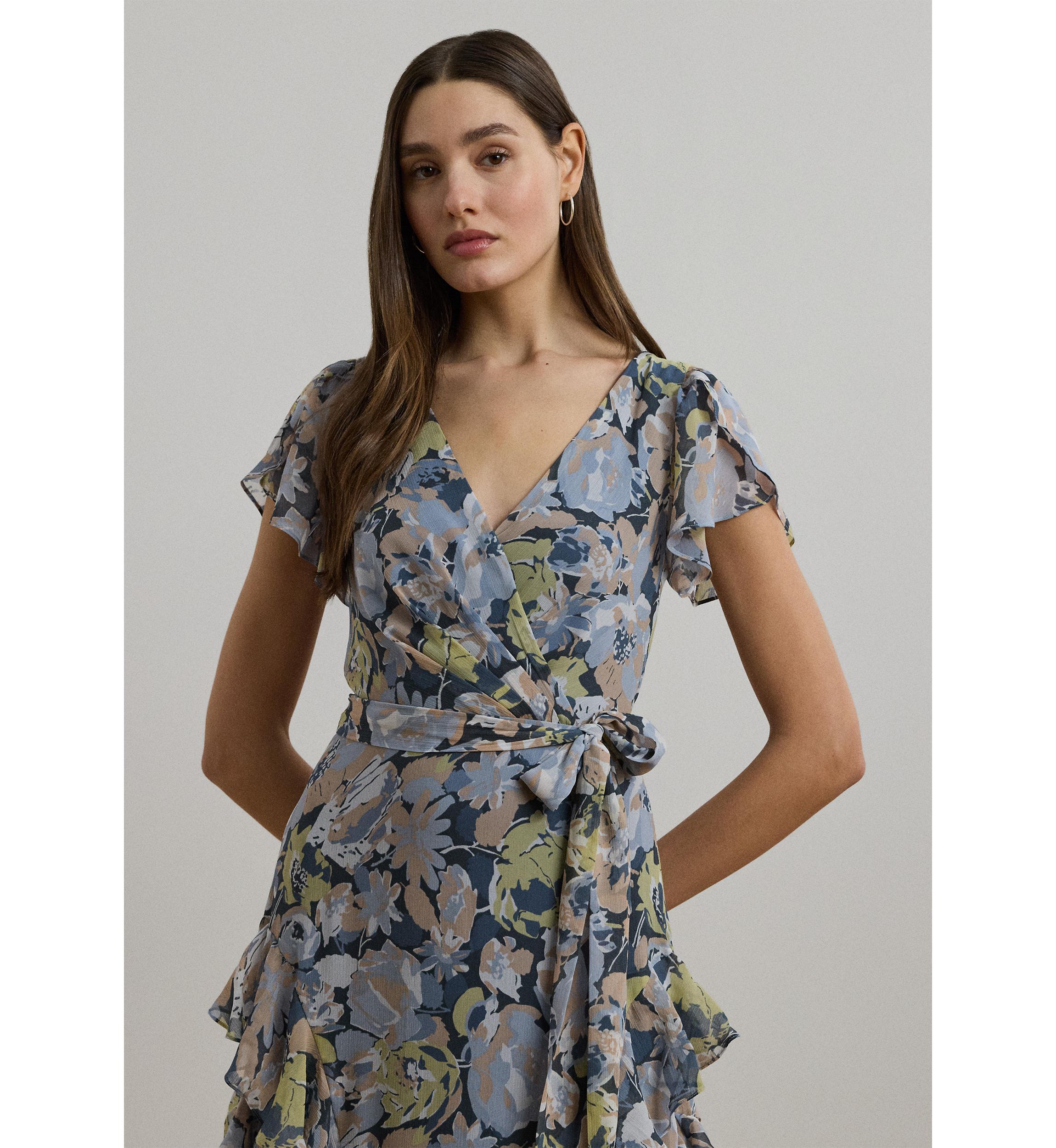 Kimbinell Flutter Sleeve Dress