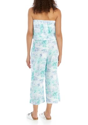 Strapless popover sales jumpsuit