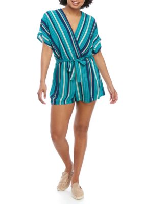 bebop sleeveless button front stripe shirt dres