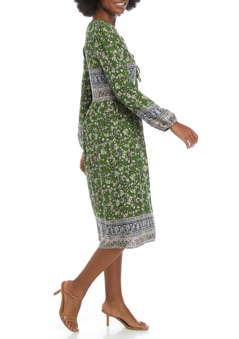 belk boho dresses Luxology™ Women's Boho Border Midi Dress