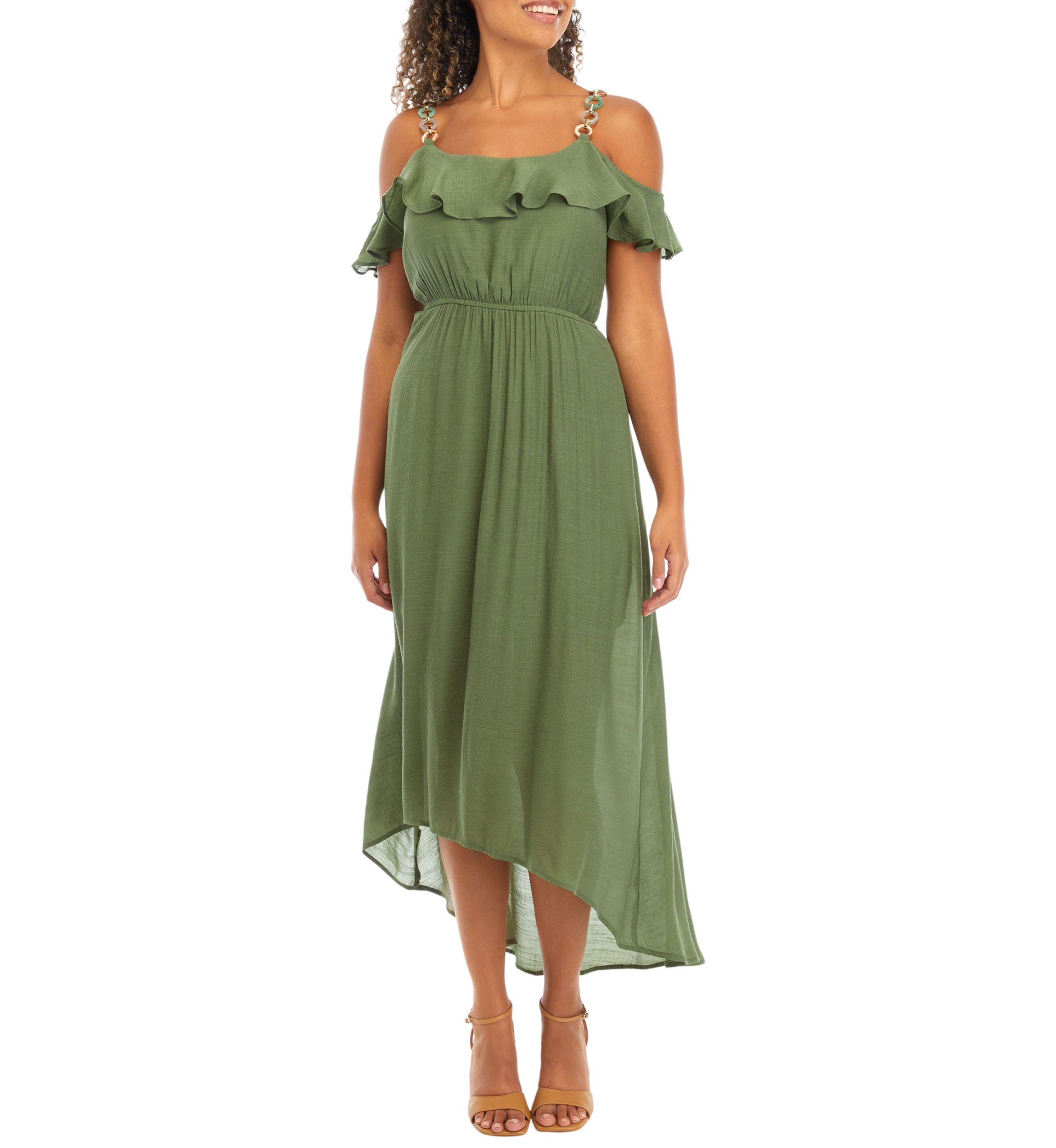 luxology dress green Dresses & Clothing Silk
