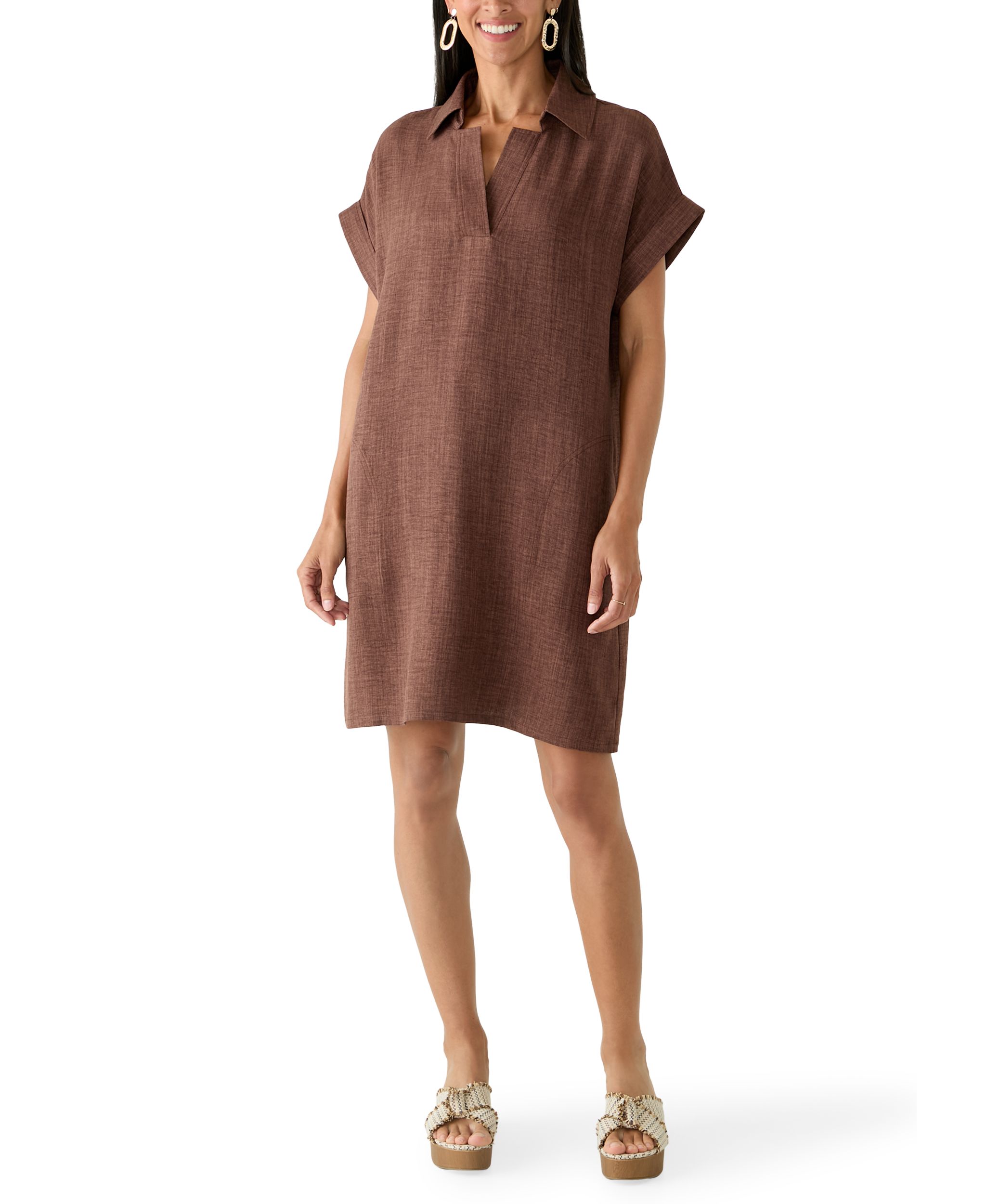 Women's V-Neck Mini Dress