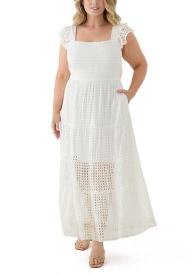 Plus Size Sleeveless V-Neck Dress