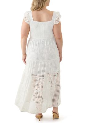 Plus Size Sleeveless V-Neck Dress