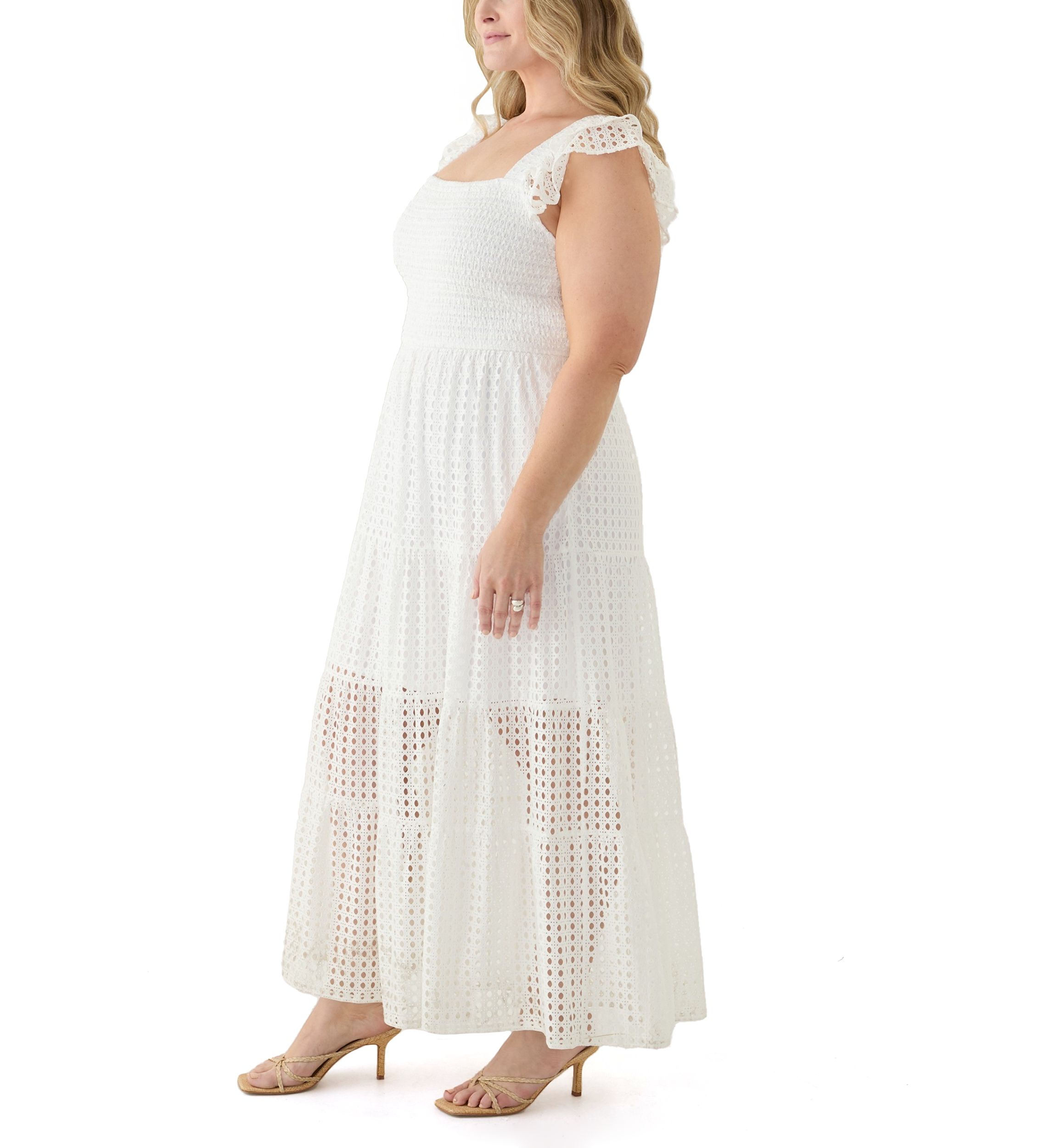 Plus Size Sleeveless V-Neck Dress