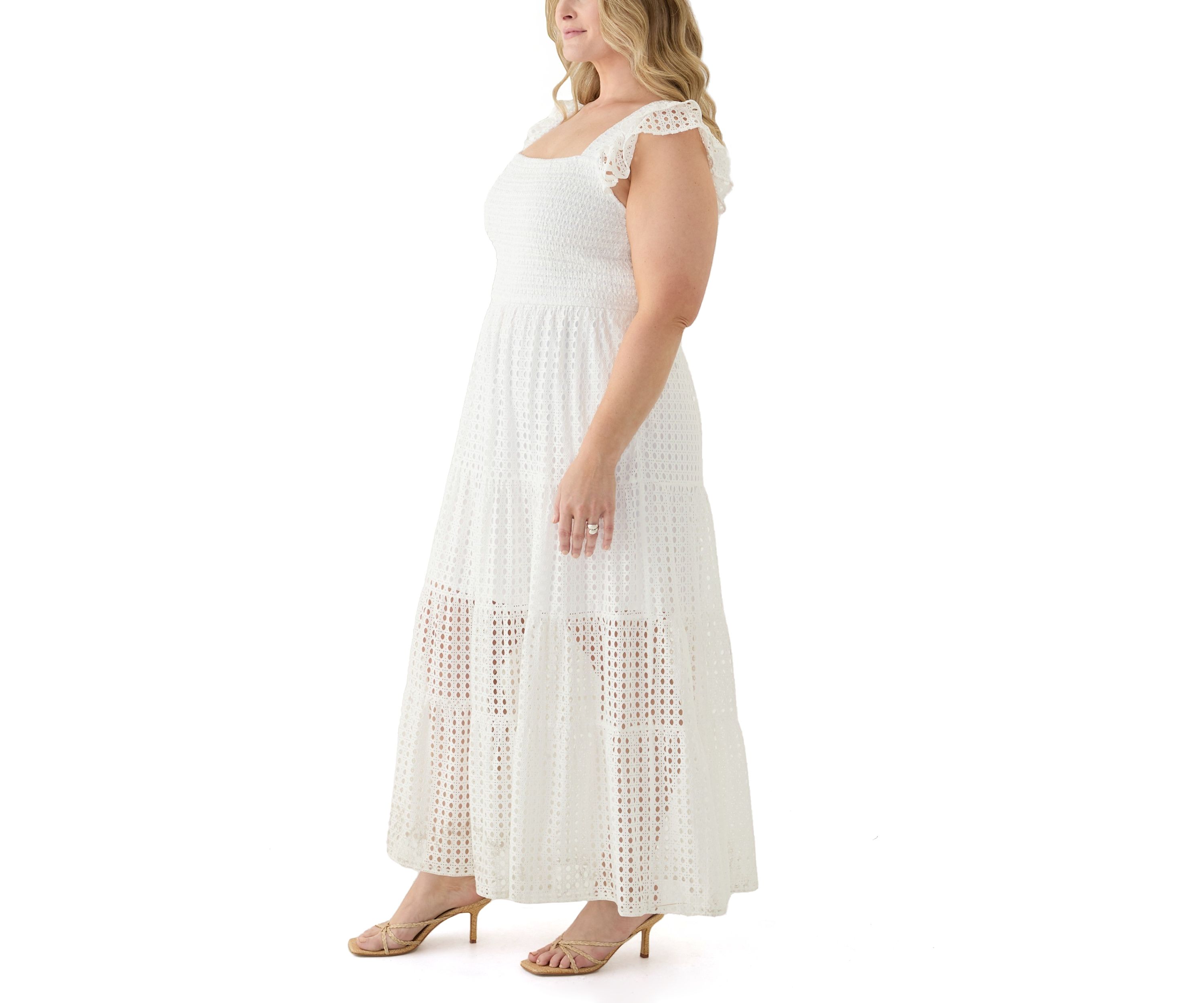 Plus Size Sleeveless V-Neck Dress