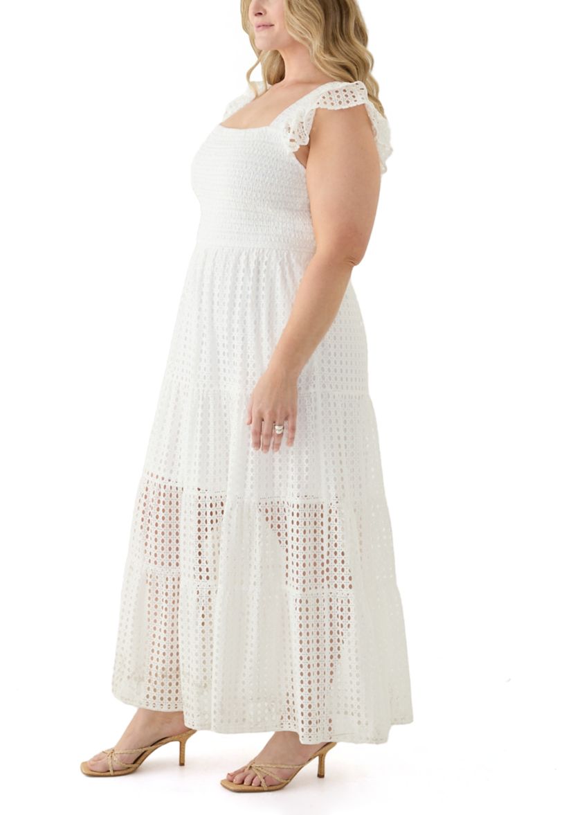 Plus Size Sleeveless V-Neck Dress